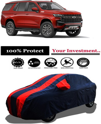 Amexride Car Cover For Chevrolet Tahoe Z71 4WD (With Mirror Pockets)(Red)