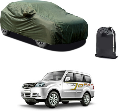 PAGORA Car Cover For Tata Sumo Grande (With Mirror Pockets)(Green)