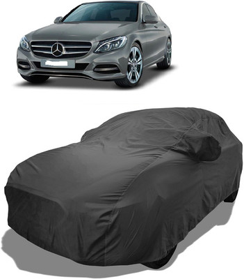 Coxtor Car Cover For Mercedes Benz C-Class C220 CDI (With Mirror Pockets)(Grey)