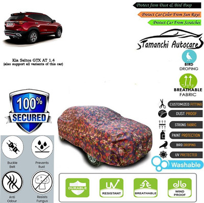 Tamanchi Autocare Car Cover For Kia Seltos GTX AT 1.4(Multicolor)