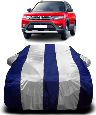 AXLOZ Car Cover For Maruti Suzuki Vitara Brezza (With Mirror Pockets)(Multicolor)