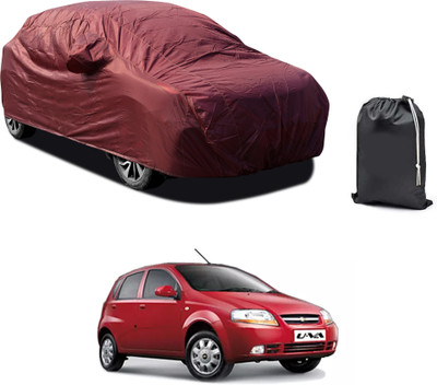PAGORA Car Cover For Chevrolet UVA (With Mirror Pockets)(Maroon)
