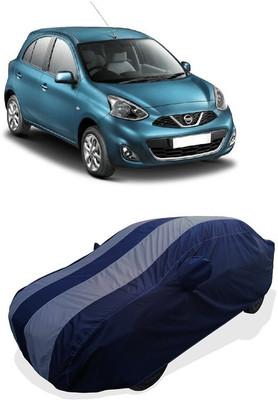 Coxtor Car Cover For Nissan Micra INHR (With Mirror Pockets)(Grey)