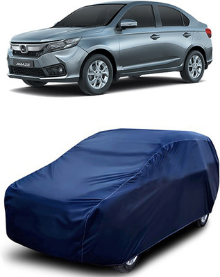 MoTRoX Car Cover For Honda Amaze (Without Mirror Pockets)(Blue)