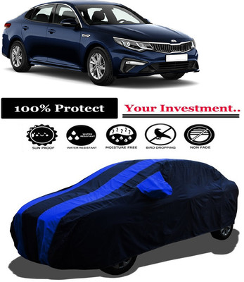 Amexride Car Cover For Kia Optima (With Mirror Pockets)(Multicolor)