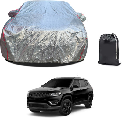 PAGORA Car Cover For Jeep Compass (With Mirror Pockets)(Silver, For 2019, 2020, 2021, 2022, 2023 Models)