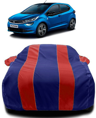 Autoprime Car Cover For Tata Altroz XM Diesel (With Mirror Pockets)(Red, Blue)