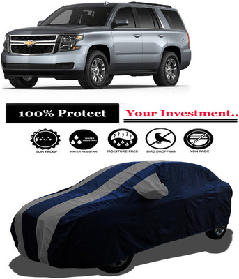 Amexride Car Cover For Chevrolet Tahoe 4.8L (With Mirror Pockets)(Grey)
