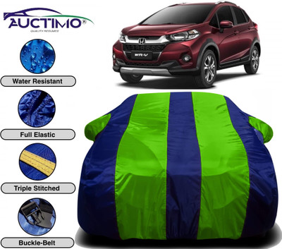 AUCTIMO Car Cover For Honda WRV (With Mirror Pockets)(Multicolor)