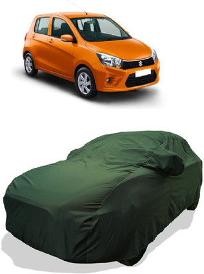 Coxtor Car Cover For Maruti Suzuki Celerio VXI Optional (With Mirror Pockets)(Gold)
