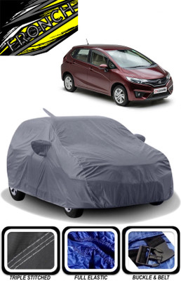 FRONCH Car Cover For Honda Jazz, Jazz 1.2 E i VTEC (With Mirror Pockets)(Grey)