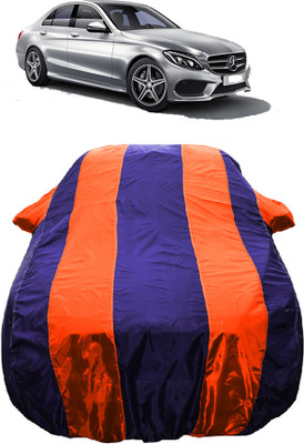 Wegather Car Cover For Mercedes Benz C-Class C180 (With Mirror Pockets)(Orange)