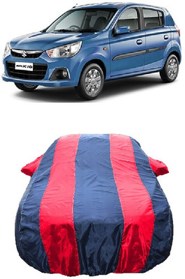Wegather Car Cover For Maruti Suzuki Alto K10 0.8L 12C (With Mirror Pockets)(Red, Blue)