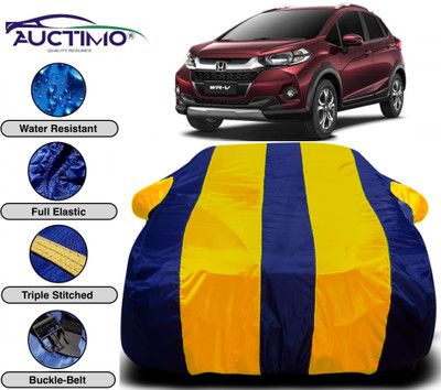 AUCTIMO Car Cover For Honda WRV (With Mirror Pockets)(Multicolor)