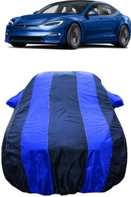 Wegather Car Cover For Tesla Model X Electric(Battery) (With Mirror Pockets)(Blue)
