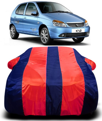 AXLOZ Car Cover For Tata Indica eV2 (With Mirror Pockets)(Multicolor)