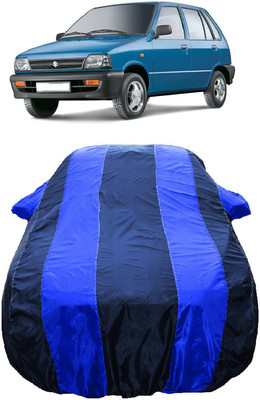 Wegather Car Cover For Maruti 800 AC BSII (With Mirror Pockets)(Blue)