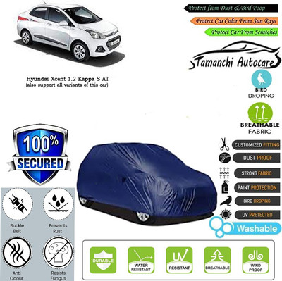 Tamanchi Autocare Car Cover For Hyundai Xcent 1.2 Kappa S AT(Blue)