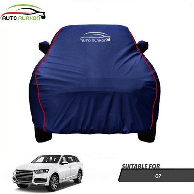 AUTO ALAXON Car Cover For Audi Q7 (With Mirror Pockets)(Blue)