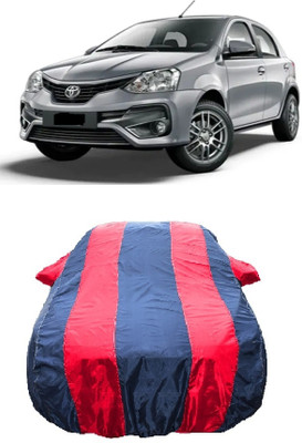 Wegather Car Cover For Toyota Etios Liva 1.2 V Petrol(Red)
