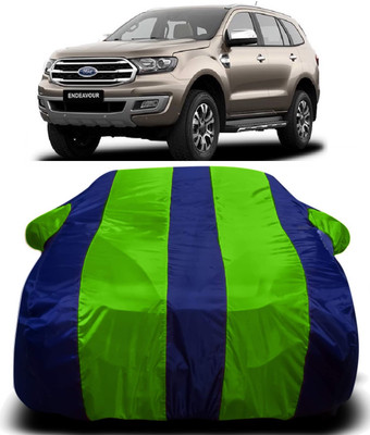 AXLOZ Car Cover For Ford Endeavour (With Mirror Pockets)(Multicolor)