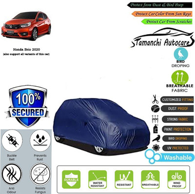 Tamanchi Autocare Car Cover For Honda Brio(Blue)