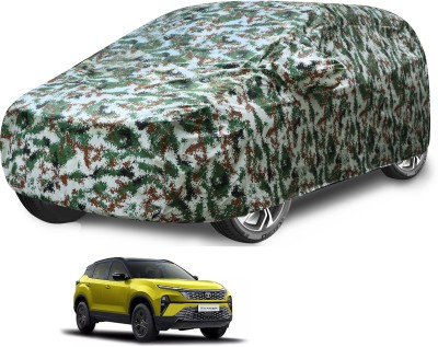 Caronix Car Cover For Tata Harrier (With Mirror Pockets)(Multicolor)