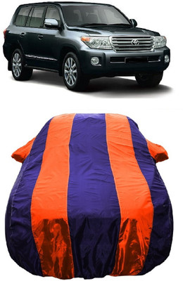 Wegather Car Cover For Toyota Land Cruiser VX (With Mirror Pockets)(Orange)