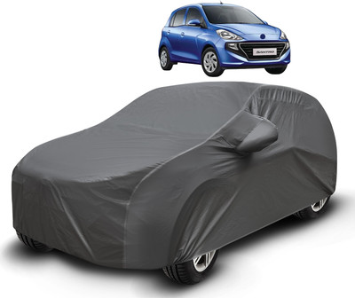 Auto Hub Car Cover For Hyundai Santro (With Mirror Pockets)(Grey)