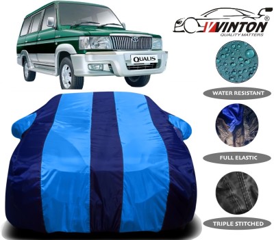 V VINTON Car Cover For Toyota Qualis (With Mirror Pockets)(Multicolor)