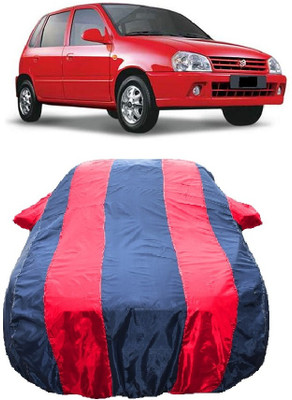 Wegather Car Cover For Maruti Suzuki Zen 1.0i (With Mirror Pockets)(Red)