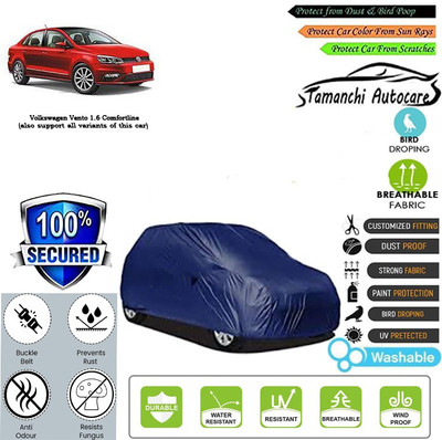 Tamanchi Autocare Car Cover For Volkswagen Vento 1.6 Comfortline(Blue)