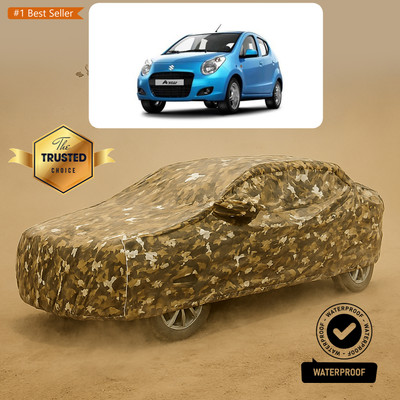 PAGORA Car Cover For Maruti A-Star (With Mirror Pockets)(Yellow)