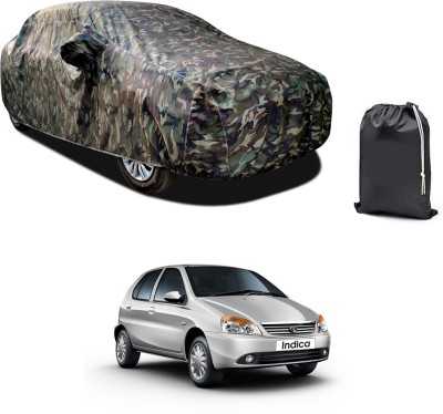 CODOKI Car Cover For Tata Indica eV2 (With Mirror Pockets)(Green, For 2019, 2020, 2021, 2022, 2023 Models)