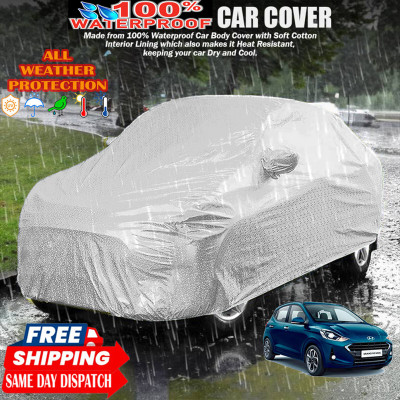 Tamanchi Autocare Car Cover For Hyundai Grand i10(Silver)