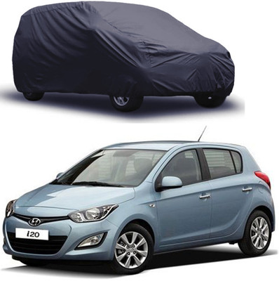 ROYAL AUTO MART Car Cover For Hyundai i20 (Without Mirror Pockets)(Grey)