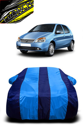 FRONCH Car Cover For Tata Indica D90 (With Mirror Pockets)(Blue)