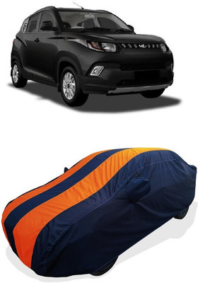 Coxtor Car Cover For Mahindra KUV100 NXT G80 K4 Plus Petrol (With Mirror Pockets)(Orange)