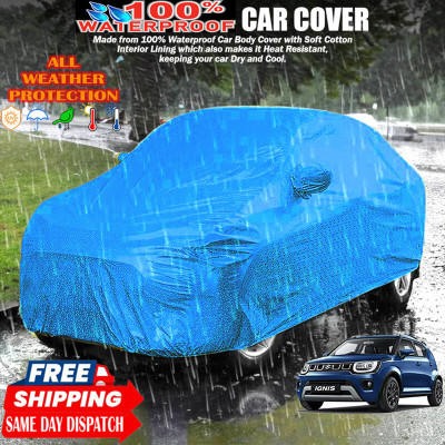 Tamanchi Autocare Car Cover For Maruti Suzuki Ignis(Blue)