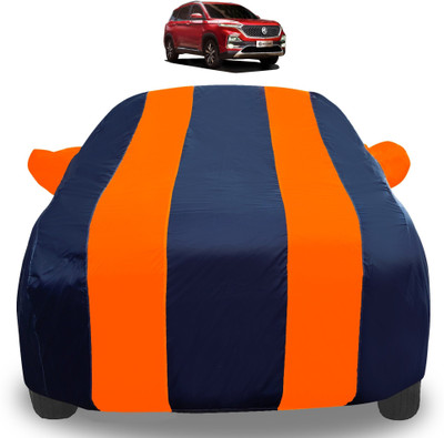 Auto Hub Car Cover For MG Hector (With Mirror Pockets)(Orange)