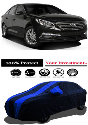 Amexride Car Cover For Hyundai Sonata LF3 Active (With Mirror Pockets)(Multicolor)