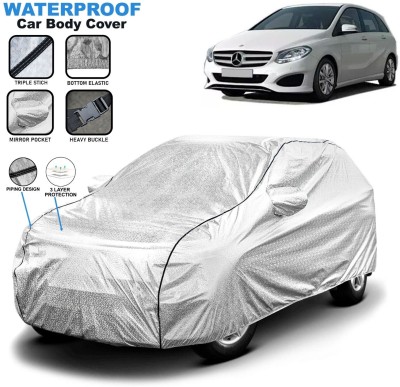 Grizzly Car Cover For Mercedes Benz B-Class, B-Class B180 Sport, B-Class B200 CDI Sport, B-Class Facelift (With Mirror Pockets)(Silver, Black, For 2011, 2012, 2013, 2014, 2015, 2016, 2017, 2018, 2019, 2020, 2021, 2022, 2023, 2024 Models)