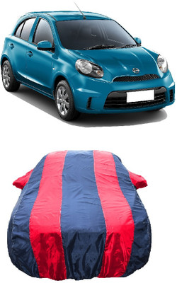 Wegather Car Cover For Nissan Micra Active XE (With Mirror Pockets)(Red)