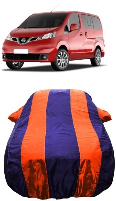 Wegather Car Cover For Nissan Evalia (With Mirror Pockets)(Orange)