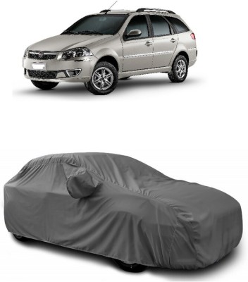 DIGGU Car Cover For Fiat Palio Weekend (With Mirror Pockets)(Grey)