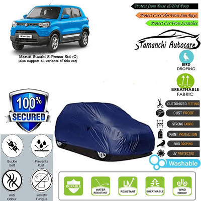 Tamanchi Autocare Car Cover For Maruti Suzuki S-Presso Std (O)(Blue)