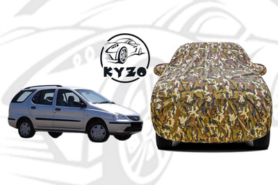 KYZO Car Cover For Tata Indica Marina (With Mirror Pockets)(Multicolor)