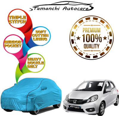 Tamanchi Autocare Car Cover For Tata Nano (With Mirror Pockets)(Blue)