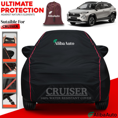 AlibaAuto Car Cover For Toyota Urban Cruiser (With Mirror Pockets)(Black, Red, For 2019, 2020, 2021, 2022, 2023, 2024 Models)