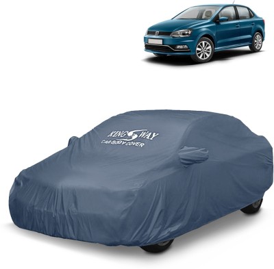 Kingsway Car Cover For Volkswagen Ameo (With Mirror Pockets)(Grey, For 2016, 2017, 2018, 2019, 2020 Models)